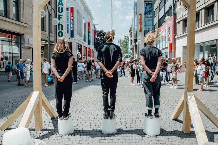 Eis am Strick - Studierende am Galgen // 21. September ab 12:30 Uhr in der Oldenburger Innenstadt